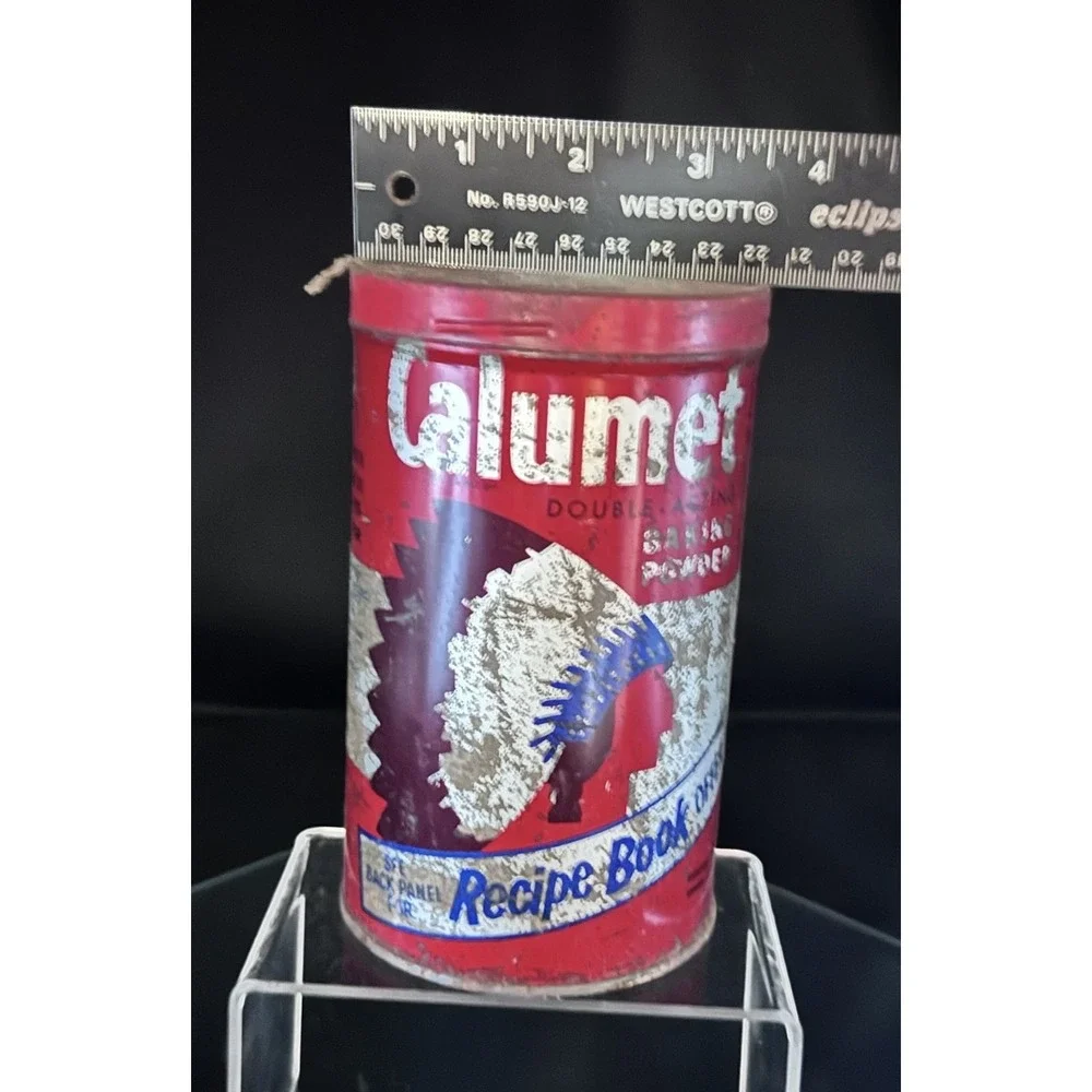 Vintage Advertising‎ Tin Calumet Double Acting Baking Powder 1lb 6